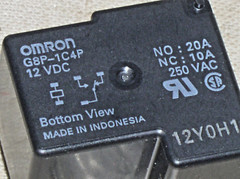1 HIGH POWER OMRON G8P-1C4P-DC12 PCB PWB RELAY 12V DC COIL SPDT 20A@250V AC USA