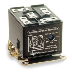 SUPCO APR-5 Potential Relay, SPST, 270V AC Coil 4MG77