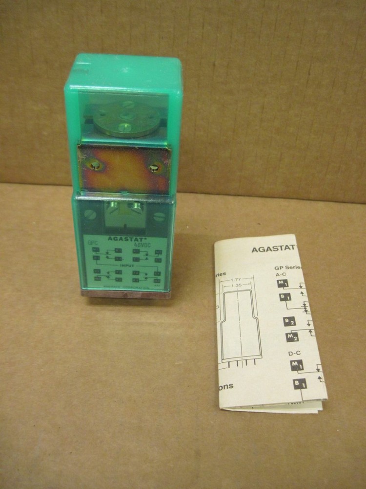 Agastat Amerace GPC Socketed Control Relay 48VDC