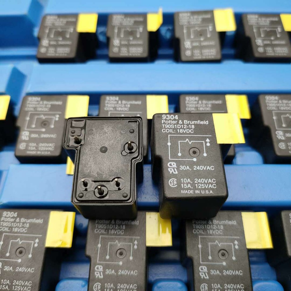 2PCS Tyco T90S1D12-18 Power Relay 18VDC 30A 240VAC 5 Pins