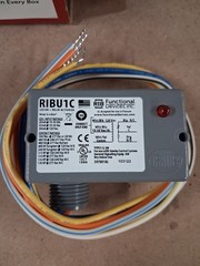 RIBU1C Pilot Control Relay 10A SPDT 10-30VAC/DC Made In USA