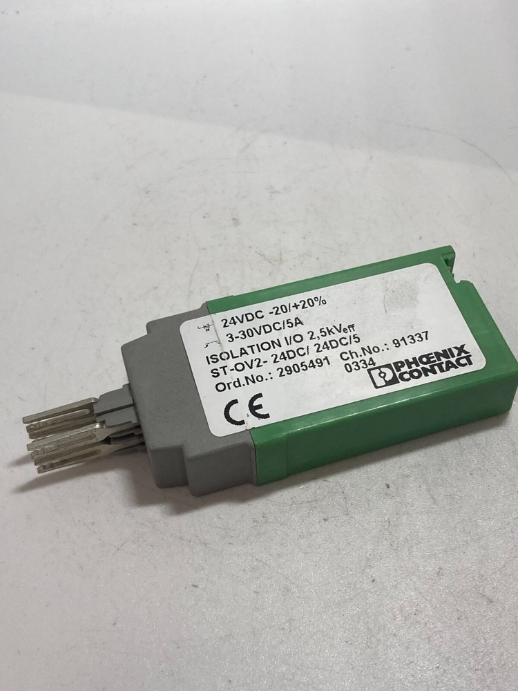 PHOENIX CONTACT STATIC RELAY PLUG IN W LED 3-30VDC 5A NNB