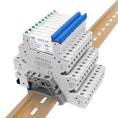 (10Pcs) 12V Relay Din Rail;Silm;DC 12V;HF41F/12-ZS 5 Pin 1NO 1NC 6A SPDT with…