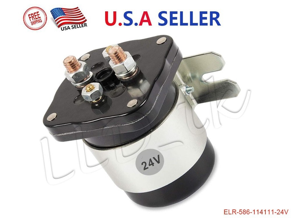 White Rodgers 586-114111 24V DC 200 Amp Continuous Solenoid SPNO 600 Amp Inrush