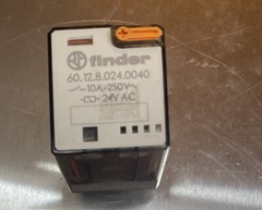 FINDER 60.12.8.120.0040 10A-250V/120VAC 50/60HZ RELAY