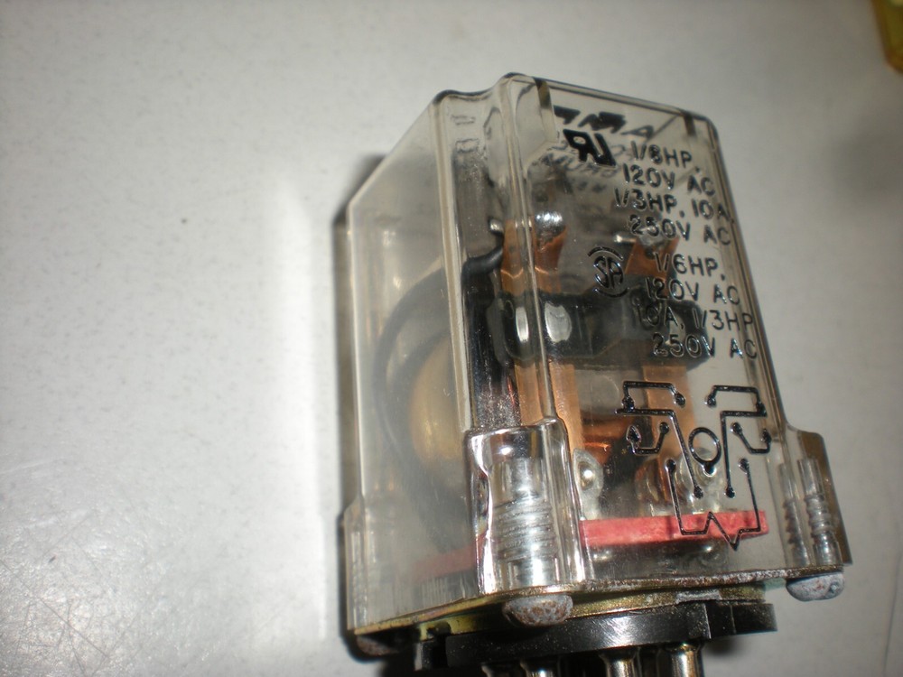 AMF Potter & Brumfield KRP11AG DPDT Relay – 120VAC Coil – Tests OK