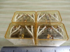 IDEC RH4B-U 4PDT Relays Qty 4 120VAC Coils BX