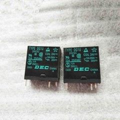 TYPE DG1U 24VDC DEC Power Relay 4 Pins 10A 250VAC x 10PCS NEW