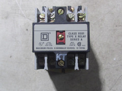 NEW Square D 8501XO40 SER A INDUSTRIAL CONTROL RELAY 550/600V FORM KT