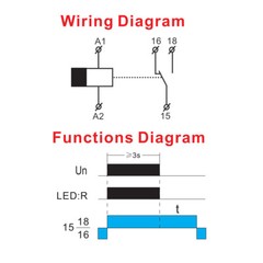 Off Delay Timer Relay Without Supply Voltage Power Off Delay Power Failure Delay