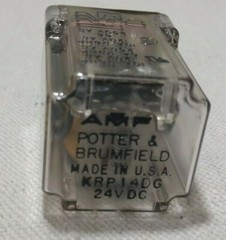 P&B KRP14DG Relay 3PDT 10A. 24VDC