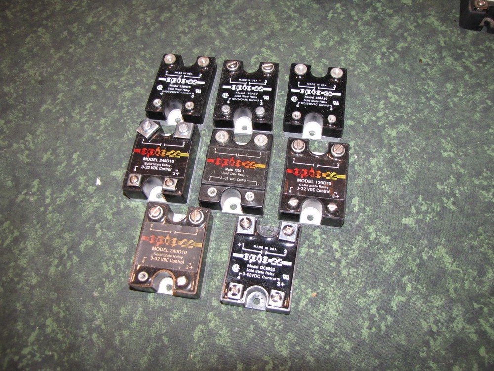 (8) Various OPTO22 Solid State Relays – (41643-B3)