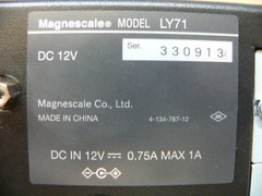 Magnescale Ly71 Controller 12Vdc Weight Check