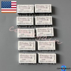 20* Power Relay For Finder 34.51.7.024.0010 24VDC 6A 34.51.24VDC 5Pins SPDT US