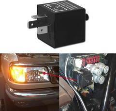 Adjustable 12V LED Flasher Relay – 3-Pin Design for Reliable Signal Performance