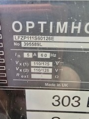 GEC Measurements OPTIMHO Static Distance Protection Relay LFZP111S60126E