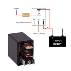 Reliable 12V 30A SPDT 5 Pin Relay Kit – Heavy-Duty Performance (2 Pack)