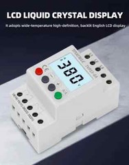 3 Phase Voltage Protector Relay Adjustable Over Under Monitoring Meter 380VAC