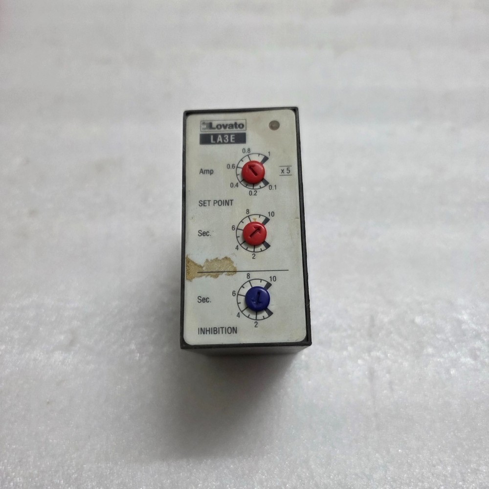 LOVATO LA3E SINGLE-PHASE MAX CURRENT MONITORING RELAY 110V