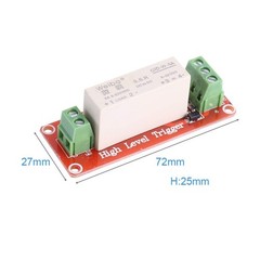 Solid State Relay Module, DC 3V32V Solid State Relay Module 1Bit High Level Trigge…