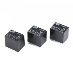 SRE-05V 12V 24VDC-SL-2C 3A 4137 Mini Power Relays 5V/12V/24V DC 8-Pins Black