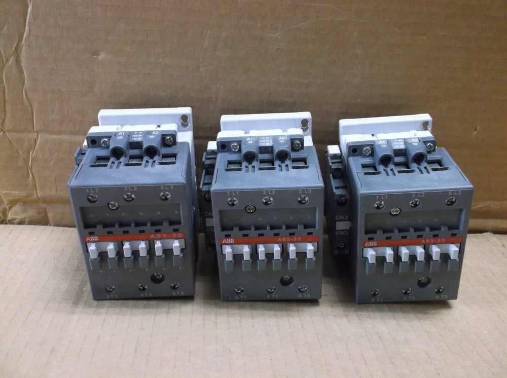 A63-30-11-36 ABB 65A 190V/50Hz 220V/60/Hz Contactor 1SBL371001R3611 A63301136