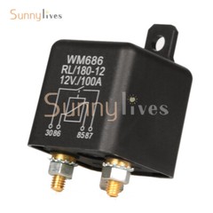 12V/24V 100A/200A 4Pin Automotive Relay Normally Open Switch Relay For Auto Boat