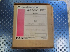 NEW CUTLER-HAMMER TYPE AA RELAY 16A 115V 1HP 1PH 230V 2HP 1PH 9575H2441A