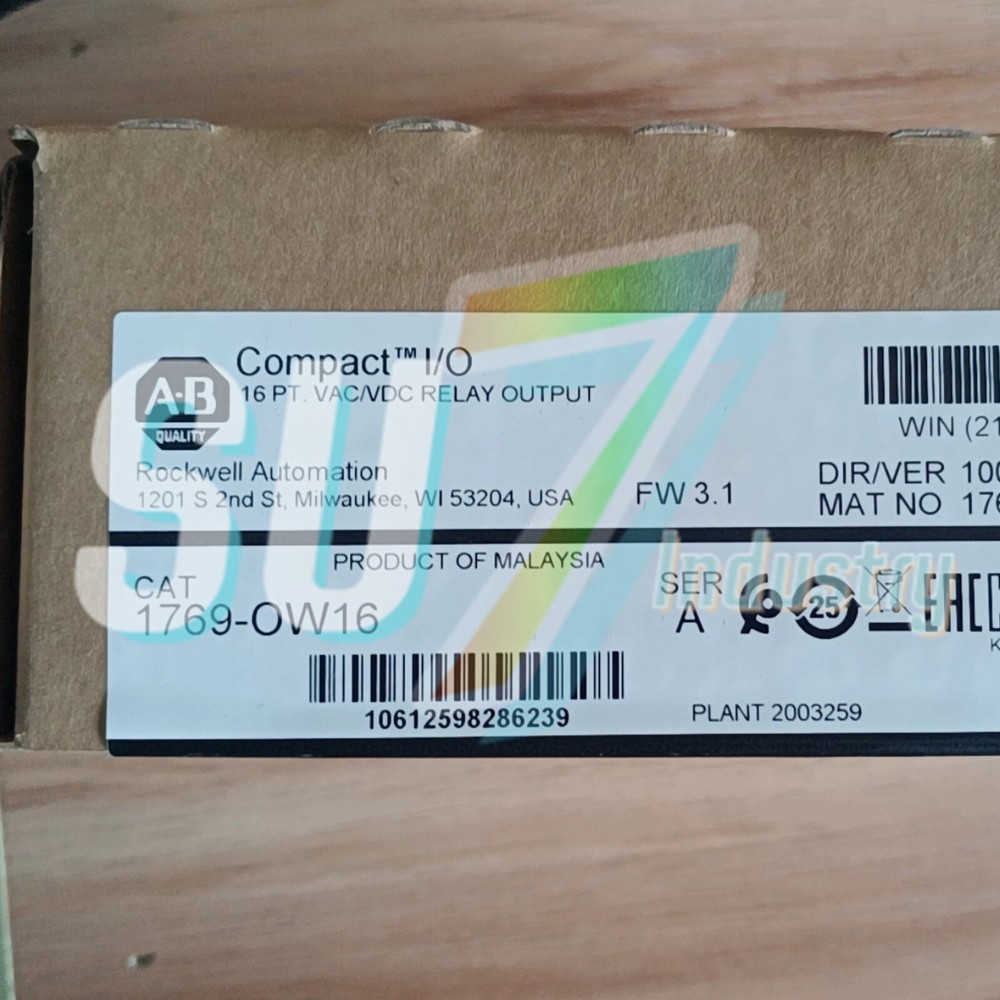 Brand 1769-OW16 Compact I/O 16 Point Relay# 1pcs New In Box