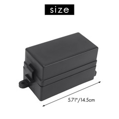 12 Way Blade Fuse Holder Box with Flat Plug and Fuse 4PCS 4Pin 4054-