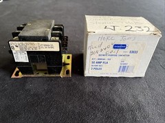 Joslyn Clark A77-309046A-153 50 FLA 50 Amp Resistive 24V 3Pole NAED 53833 NEW