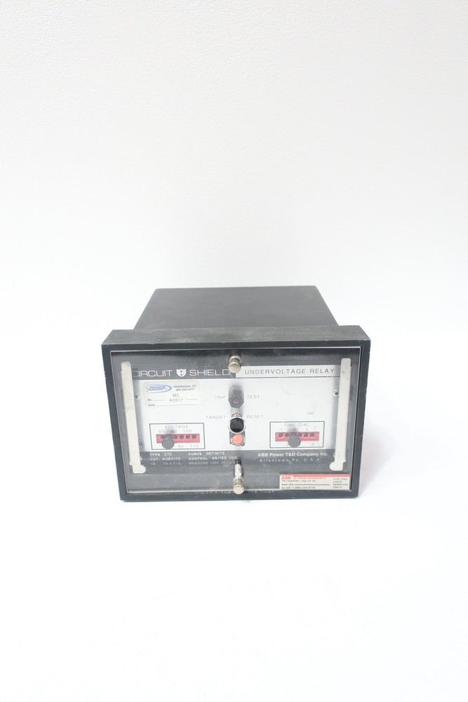 Abb 411R4175 27D Undervoltage Relay 48/125v-dc