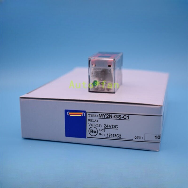10Pcs./Box New MY2N-GS-C1 Intermediate Relay 5A 24VDC 8Pin 2NO+2NC