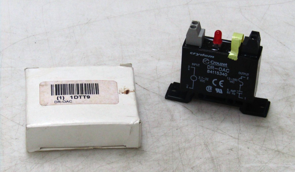 🙌 NEW CRYDOM 5 AMP OUTPUT MODULE 3.7-32 VDC IN 12-280 VAC OUT 1DTT9 DR-OAC