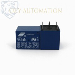 100Pcs DC12V SRD-12VDC-SL-C Blue 5Pin PCB Mount 10A SPDT Mini Power Relay *