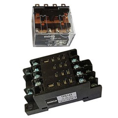 1PCS HH64P-FL MIND 24VDC Relay with TP614X Socket 10A 250VAC