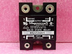 Magnecraft W6225ASX-1 Solid State Relay In 90-280VAC Out 25A 240VAC