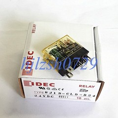 10Pcs/box NEW IDEC Intermediate Relay RJ1S-CLD-D24 24VDC 5 Feet 12A 1NO1NC