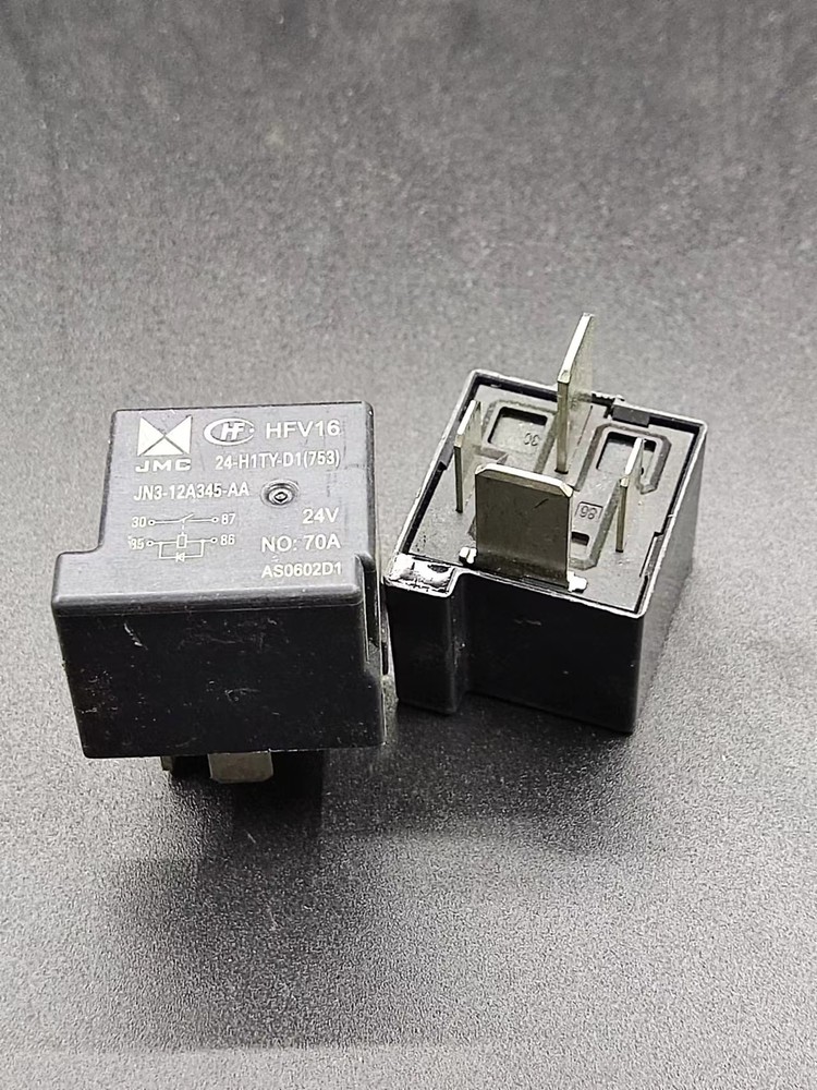 HongFa HFV16-24-H1TY-D1 JN3-12A345-AA 24VDC Automotive Relay 70A 4 Pins x 1PC