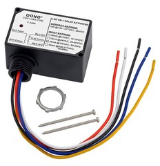 Power Relay Module SPDT 10A AC120V with Plastic Enclosure and Pre-Wired AC 120V