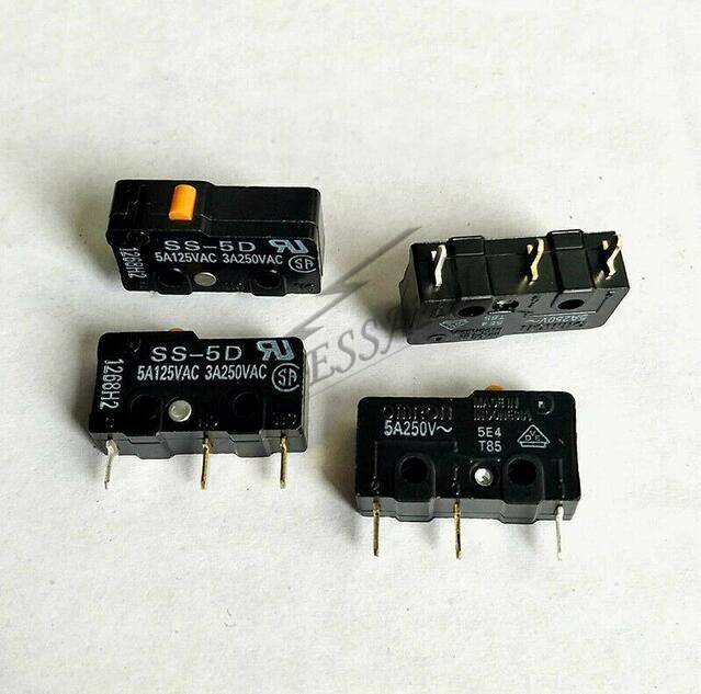 10PCS Omron SS-5D Snap Action Limit Switch 3Pin 5A 250V-