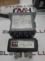 Cutler Hammer D60LA Adjustable Current Relay D60LT3 Transformer