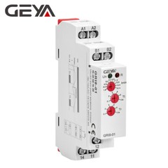 GEYA Over Under Current Monitoring Protection Relay 0.5/1/2/5/8/16A ACDC24-240V