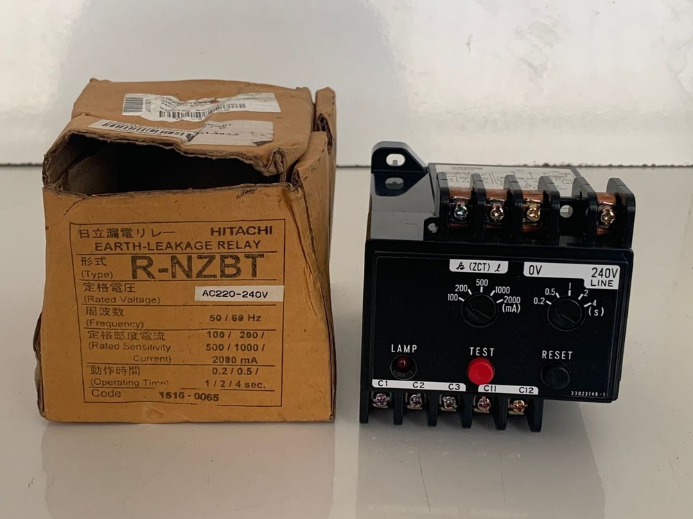 HITACHI / Earth Leakage Relay / R-NZBT / AC220-240 / 50/60Hz