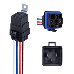 4-PIN 12V DC IP65 Waterproof Relay with Harness 40/30 AMP Relay Switch – Heav…