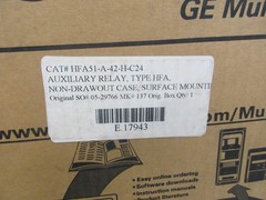 GE Type HFA Auxiliary Relay HFA51A42H-C42 New Surplus