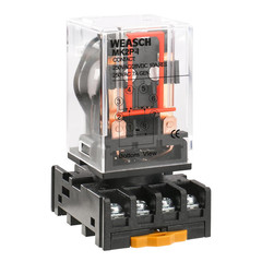 Electromagnetic Power Relay DC 12V Coil 8-Pin DPDT Switch Industrial Control
