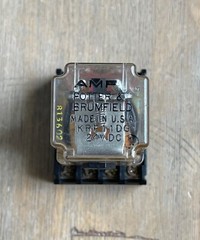 AMF POTTER & BRUMFIELD KRP11DG RELAY 24VDC 8 PIN WITH ACI 115903 SOCKET BASE