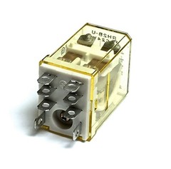 IDEC RH2B-U-DC24V, Power Relay, 10Amp, 240VAC/30VDC, 8 Blade