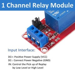 24V Relay Module 4pcs Opto Isolated DC Relay Board 10A for MCU Raspberry CNC
